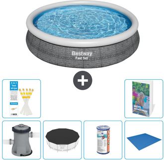 Bestway Piscina Bestway Fast Set Redonda - 366x76 Cm - 7-piezas S341
