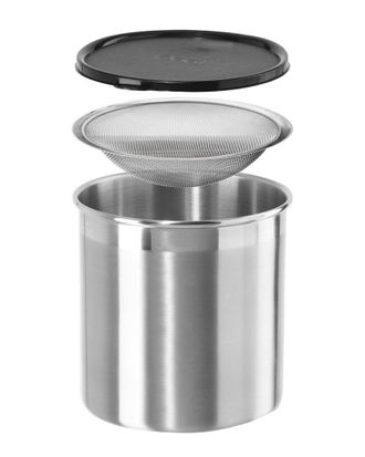 Oggi Stainless Steel Jumbo Grease Can With Strainer