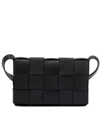 Bottega Veneta Borsa a tracolla Cassette Small in pelle