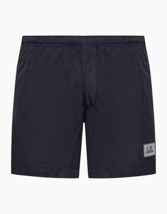 C.P. Company Mens C.P. Company Chrome-R Navy Swimshorts - Blue - Size: 37/36/32