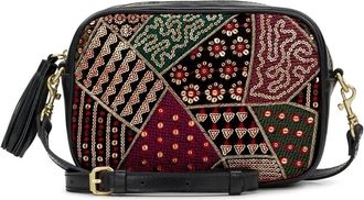 Patricia Nash Womens Patricia Nash Josie Bag Multi Leather Sequin Crossbody Strap KFC140