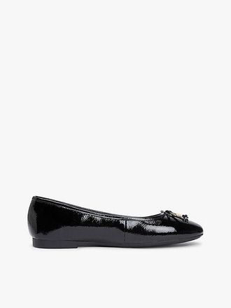 Tommy Hilfiger Patent Leather TH Monogram Ballerinas