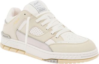 Axel Arigato Mens Sneakers Area Lo Beige Leather Trainers