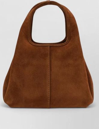 Coach suede tote bag detachable strap