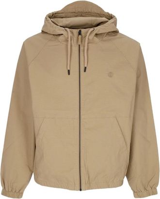Element Ripstop Hoodie Jas Khaki - Heren - Zomerjassen - Bruin - XS - Katoen - Jassen