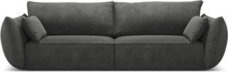 BLOOMINGLOFT 3-Sitzer Designsofa Vanda - Chenille-Bezug