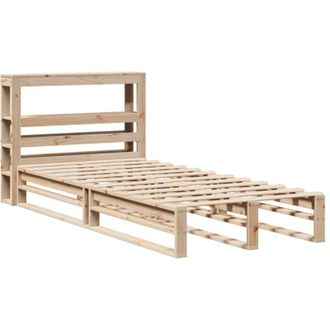 vidaXL Vidaxl - Estructura De Cama Sin Colch&oacute;n Madera Maciza De Pino 90x200 Cm