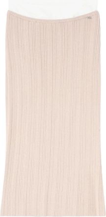 Diesel M-Zinia Skirt - Dames - Midirokken - Roze - M - Polyester - Rokken