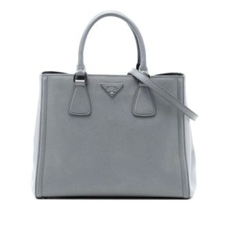 Prada Pre-owned Handbags, female, Gray, Size: ONE SIZE Pre-owned Vintage Satchel