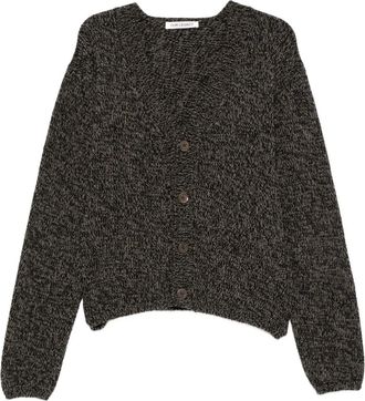 Our Legacy speckled V-neck cardigan - women - Wool - 40 - Grey