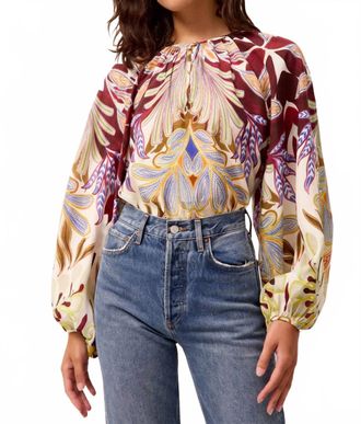 Marie Oliver Arabella Blouse In Tranquility