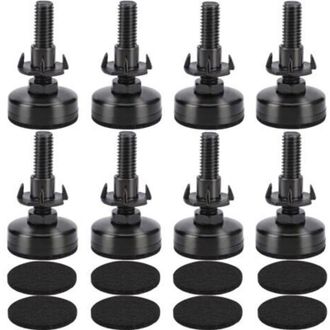 OEM Juego De 8 Patas Niveladoras Ajustables Para Muebles M10, Tornillos De Ajuste, Patas Niveladoras Con Tuercas De Presi&oacute;n Para Patas De Muebles De Mader