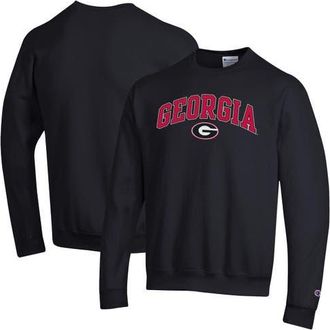Champion Mens Champion Black Georgia Bulldogs Arch Over Logo Pullover Sweatshirt at Nordstrom, Size X-Large