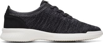 Clarks Donaway Knit Textile Shoes in Standard Fit Size 6.5 Black