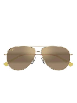 Maui Jim Hauoli zonnebril met spiegelglazen - Goud