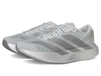 adidas adiZero Evo SL Running Shoes Mens Running Shoes Silver Metallic/Iron Metallic/Halo Silver : 10.5 D - Medium, Synthetic/Textile