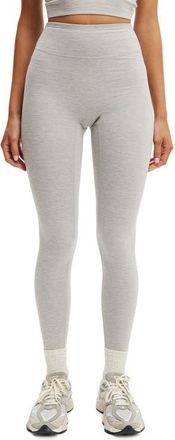 Cotton On Womens Active Ultra Soft Contour Full Length Tight in Light Grey Marle at Nordstrom, Size X-Small