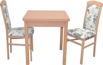 Hofmann Living and More Essgruppe »Berta« Spar-Set, 1 Tisch, 2 Stühle, 3 Stk. tlg