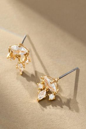 Anthropologie Crystal Marquis Earrings