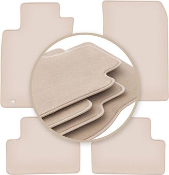 OEM Alfombrillas Beige Premium Para Infiniti Q30 Hatchback 2015-2019