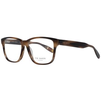 Ted Baker Square Mens Brown Horn Beige Glasses - One Size