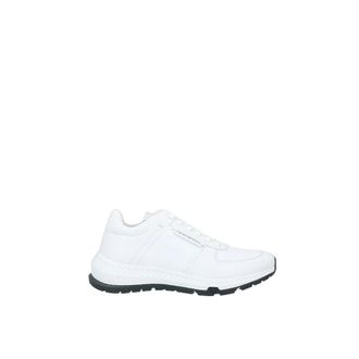 Emporio Armani Leather Sneakers - Heren - Sneakers - Wit - 40 EU - Leer - Schoenen