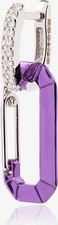 Eéra 18K White Gold And Purple Chiara Small Diamond Earring - Womens - Sterling Silver/Diamond/18kt White Gold