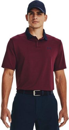 Under Armour Mens Perf 3.0 Stripe Polo, Color Maroon (609), Size: XX-Large x Tall