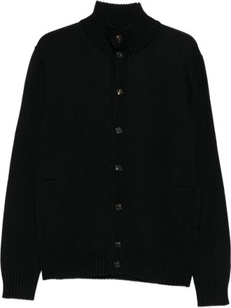 Zanone High-neck Button-fastening Cardigan