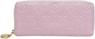 Louis Vuitton Pre-owned Wallets, female, Pink, Size: ONE SIZE Pre-owned Leather Wallet