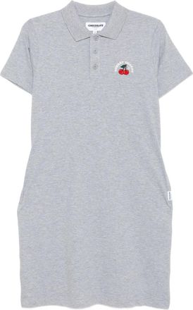 Chocoolate Abito in stile polo - Grigio