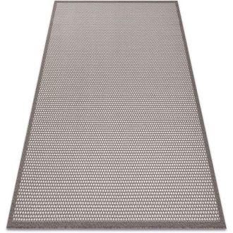 RugsX Rugsx - Alfombra Sisal Bordero 2907 Tejido Plano Taupe / Crema Beige 160x220 Cm