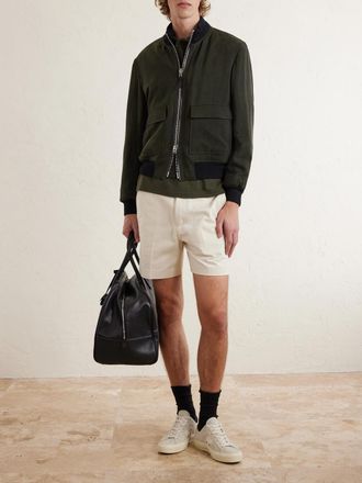 Tom Ford Straight-Leg Brushed Cotton-Drill Shorts