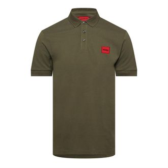 HUGO BOSS Hugo Heren Deruso Poloshirt (Olijfgroen)