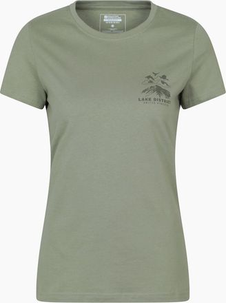 Mountain Warehouse Womens Mountain Warehouse Womens/Ladies Lake District Sunset T-Shirt - Green - Size: 18
