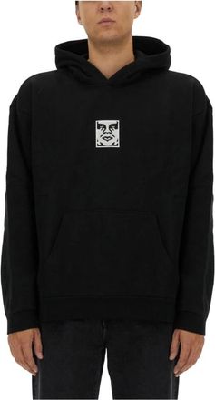 Obey Eyes Icon Hoodie - Heren - Hoodies - Zwart - L - Katoen - Hoodies & sweatvesten