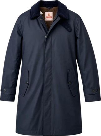 Baracuta G10 Waxed - Heren - Mantels - Blauw - Maat: L Katoen
