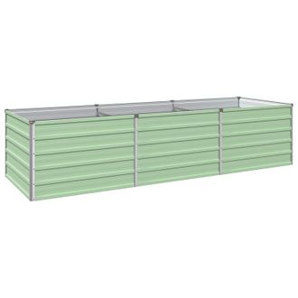vidaXL Cama De Jard&iacute;n Elevada Verde Pastel 240 X 80 X 55 Cm Vidaxl