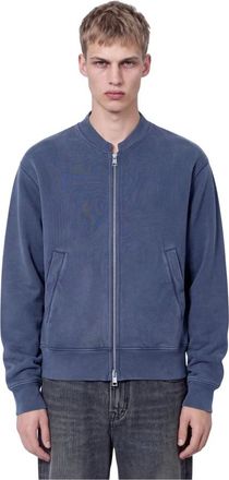 Our Legacy Rift Zip Sweatshirt - - Sweatshirts & Hoodies - Uomo - Blu - XL