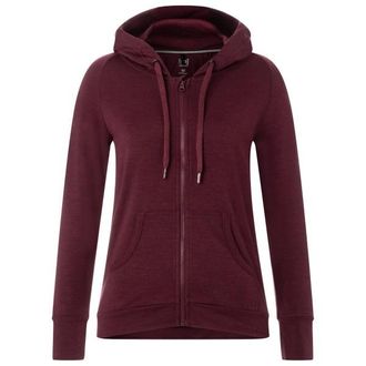 super.natural Essential Zip Hoodie Zip-Hoodie f&uuml;r Damen | rot