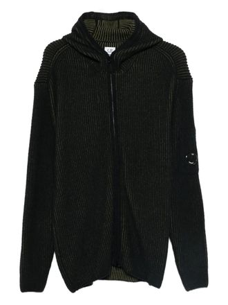 C.P. Company lens-detail hoodie - men - Fabric - M - Black