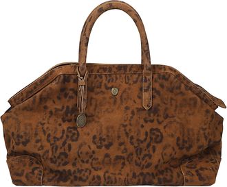 Ash Brown Jacqueline Soft-Structured Calf Leather Shoulder Bag