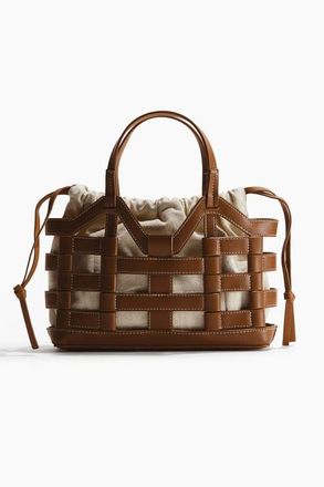 H&M Drawstring-detail Tote Bag in Light Brown/beige at Nordstrom