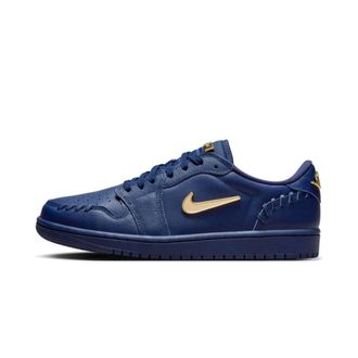 Nike Jordan Fitness, Dames, Blauw, 39 EU, Leer, 1 Low Method of Make