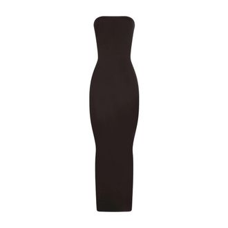 Wolford Fatal Dress - Dames - Maxi kleedjes - Bruin - M - Wol - Kleedjes