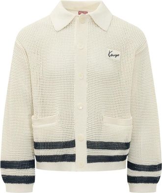 Kenzo Cardigan - Heren - Vesten - Wit - L - Truien & Vesten