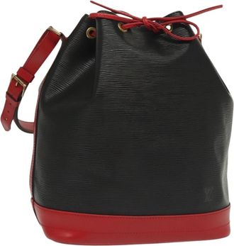 Louis Vuitton Noe Handbag Epi Leather Black Leather Bag (Pre-Owned)