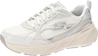 Skechers 150493 EDGERIDE Slate Azzurro Scarpe Donna Sneakers Lacci Tessuto, Dirty white, 4 UK