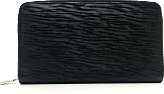 Louis Vuitton Epi Black Epi Leather Long Wallet (Bi-Fold) (Pre-Owned)