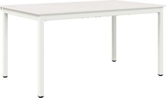 vidaXL Dining Table White 150 x 90 x 75 cm Solid Pine Wood vidaXL